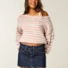 Minifalda pantalón vaquera de talle bajo y lavado oscuro
