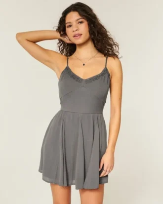 Minivestido bordado