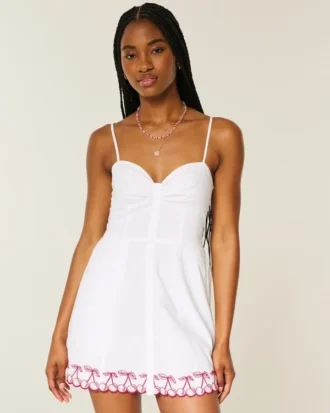 Minivestido con botones