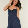 Minivestido con botones Minivestido con botones