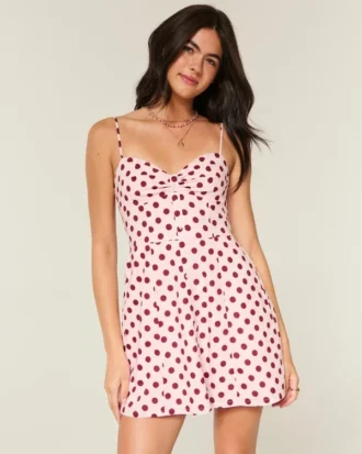 Minivestido con botones