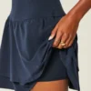 Minivestido de punto con volantes