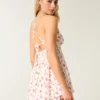 Mono babydoll con espalda abierta
