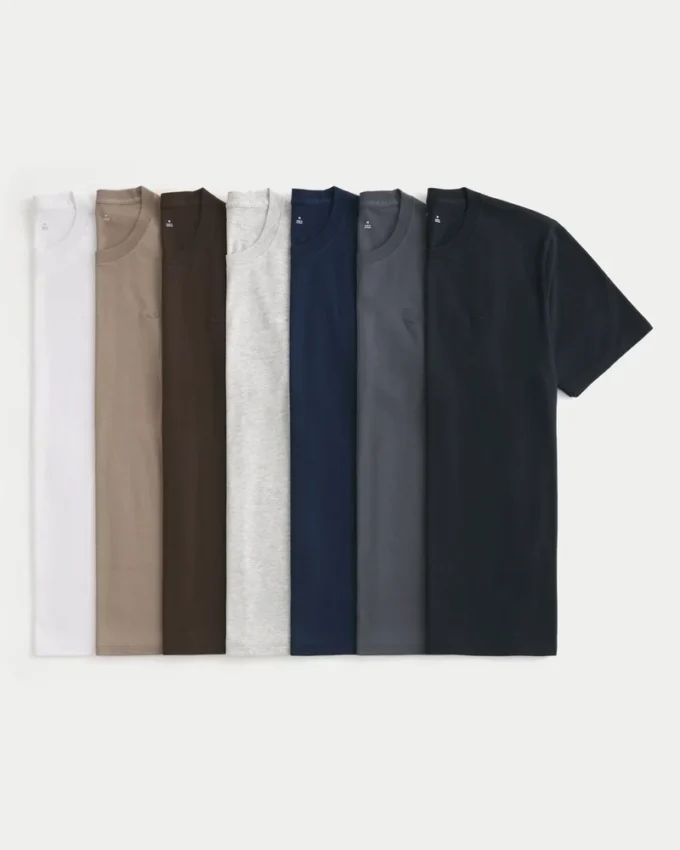 Pack de 7 camisetas Icon Crew