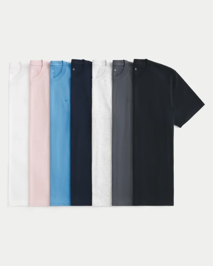 Pack de 7 camisetas Icon Crew