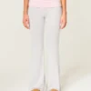 Pantalones acampanados con cintura cruzada de punto Always Cozy