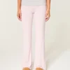 Pantalones acampanados con cintura cruzada de punto Always Cozy