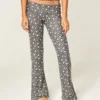 Pantalones acampanados con cintura cruzada de punto Always Cozy