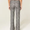 Pantalones acampanados con cintura cruzada de punto Always Cozy