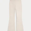 Pantalones acampanados con cintura doblada y tejido de punto de Gilly Hicks