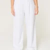 Pantalones anchos de mezcla de lino y talle ultraalto Livvy de Hollister