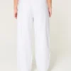 Pantalones anchos de mezcla de lino y talle ultraalto Livvy de Hollister