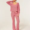 Pantalones bootcut cómodos con tejido de nido de abeja de Gilly Hicks