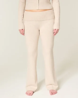 Pantalones bootcut con vuelta de punto de Gilly Hicks