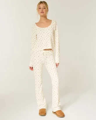 Pantalones bootcut Gilly Hicks Always Cozy Waffle