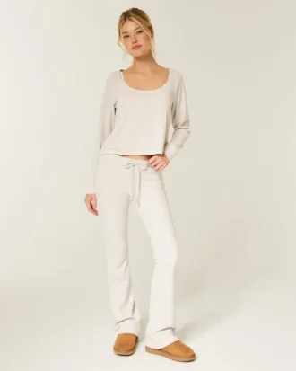 Pantalones bootcut Gilly Hicks Always Cozy Waffle
