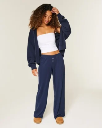 Pantalones bóxer anchos Always Cozy Pointelle