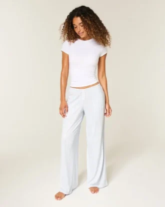 Pantalones bóxer anchos Always Cozy Pointelle