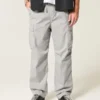 Pantalones cargo holgados sin cremallera