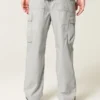 Pantalones cargo holgados sin cremallera