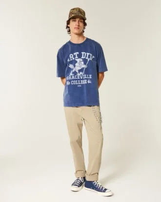 Pantalones chinos rectos ajustados