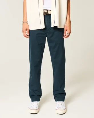 Pantalones chinos rectos ajustados