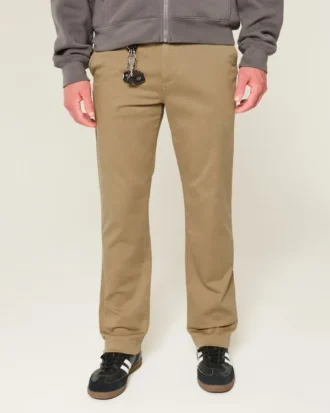 Pantalones chinos rectos ajustados