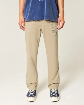 Pantalones chinos rectos ajustados
