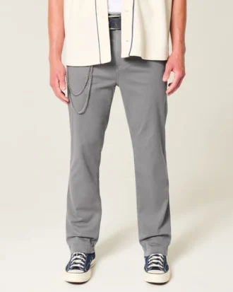 Pantalones chinos rectos ajustados