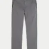 Pantalones chinos rectos ajustados