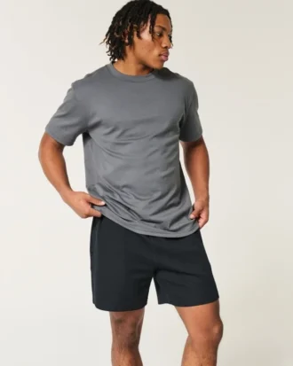 Pantalones cortos de felpa refrescante hasta la mitad del muslo
