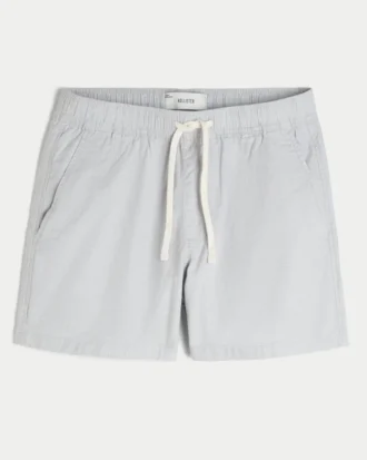 Pantalones cortos de mezcla de lino hasta la mitad del muslo