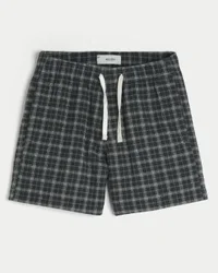 Pantalones cortos de seersucker hasta la mitad del muslo