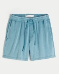 Pantalones cortos holgados de felpa por encima de la rodilla