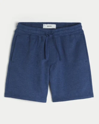 Pantalones cortos holgados de felpa por encima de la rodilla