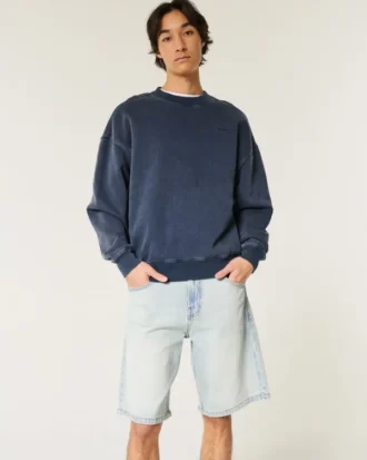 Pantalones cortos vaqueros holgados