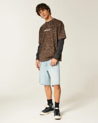 Pantalones cortos vaqueros holgados