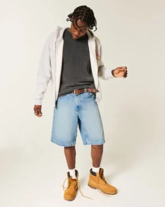 Pantalones cortos vaqueros holgados
