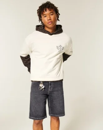 Pantalones cortos vaqueros holgados