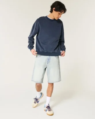 Pantalones cortos vaqueros holgados