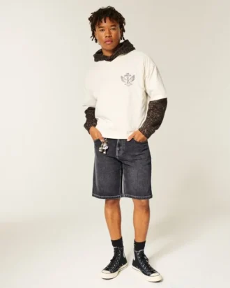 Pantalones cortos vaqueros holgados