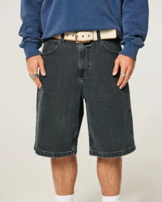 Pantalones cortos vaqueros superanchos