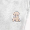 Pantalones de chándal anchos con estampado de perro