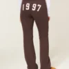 Pantalones de chándal bootcut con estampado de 1997