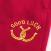 Pantalones de chándal bootcut con gráfico Good Luck