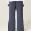 Pantalones de chándal bootcut con gráfico numérico