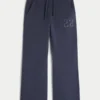 Pantalones de chándal bootcut con gráfico numérico