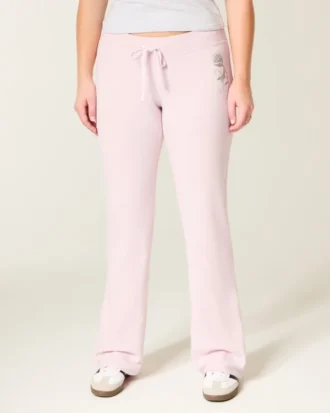Pantalones de chándal con estampado de rosas