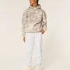 Pantalones de chándal de felpa con canalé relajado