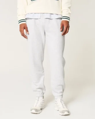 Pantalones de chándal de felpa relajados